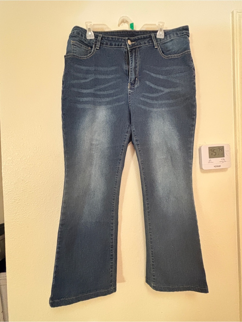 SHEIN Curve High Rise Boot Cut Jeans